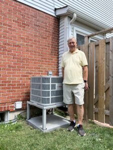 Heat Pump with Happy Customer